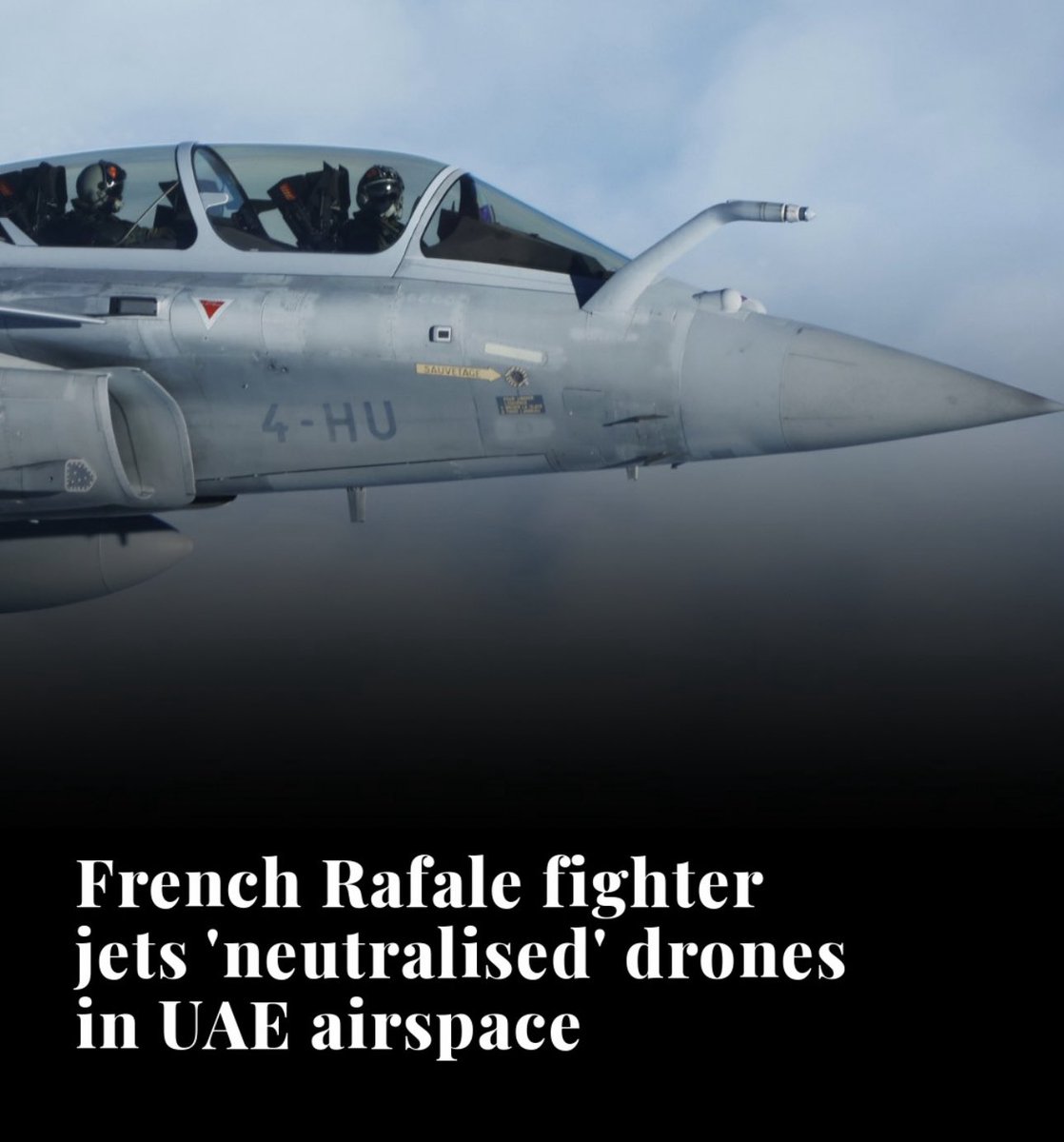 Les Rafale français ont neutralisé des drones dans l’espace aérien des Émirats.
C’est aussi ça, la réalité de la sécurité dans la région : coopération, préparation et réponse rapide.

Quand des partenaires stratégiques travaillent ensemble, les menaces restent des tentatives…