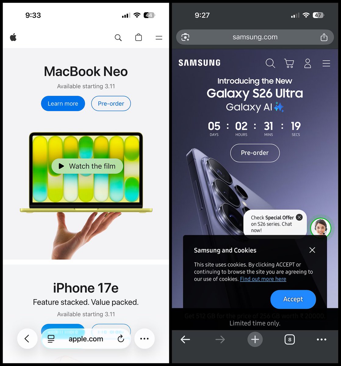 Product oriented v/s Sales oriented