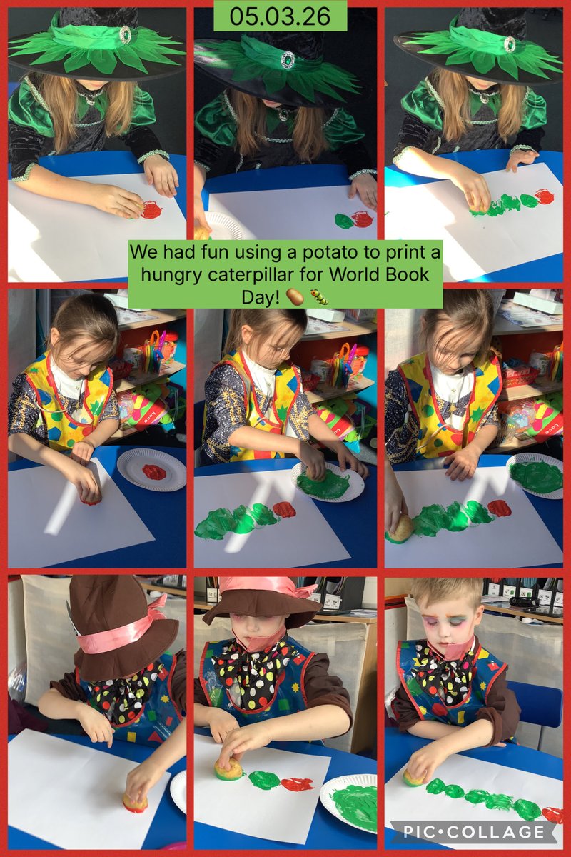 Resourcestrad's tweet photo. We’ve had lots of fun today! 🎨📚🐛🥔 @StradbrokePri https://t.co/jeKdLecxvK