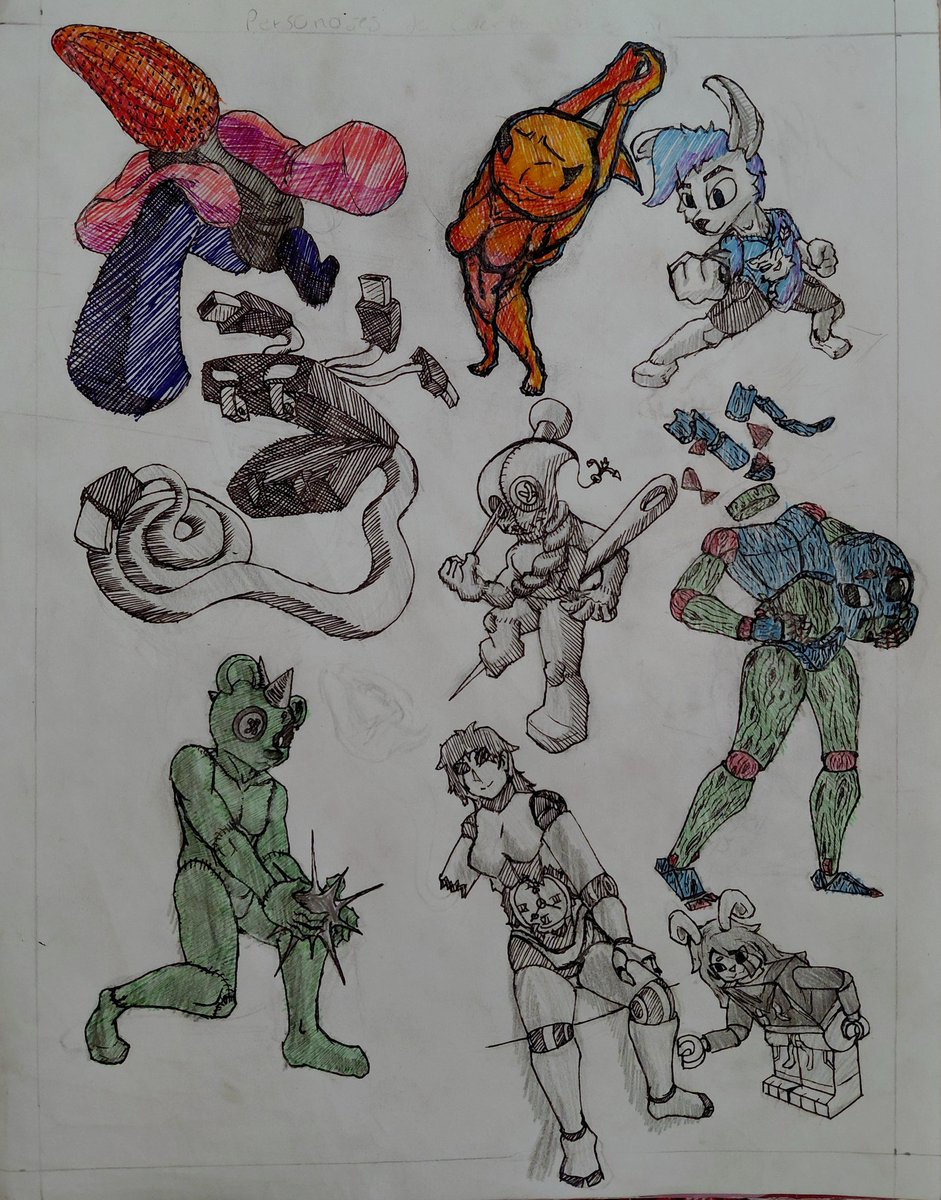 SplashyBunny's tweet photo. Practica de Personajes parte-2
Temática: Seres de cuerpos materiales.
Mas bosquejos random de Oc's que tenia olvidados.
#art #traditionalart #furry #furryart #humanoids https://t.co/fYzbZiKQzk
