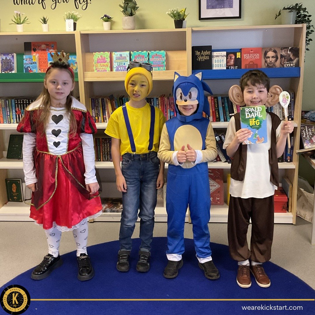 wearekickstart's tweet image. 📚✨ World Book Day fun at @BartonMossCPS!

A day full of stories, imagination, and brilliant costumes. From favourite characters to new adventures, it’s amazing to see our students bringing books to life! 📖💫
#WorldBookDay #BartonMoss #LoveReading #BookCharacters #Kickstart