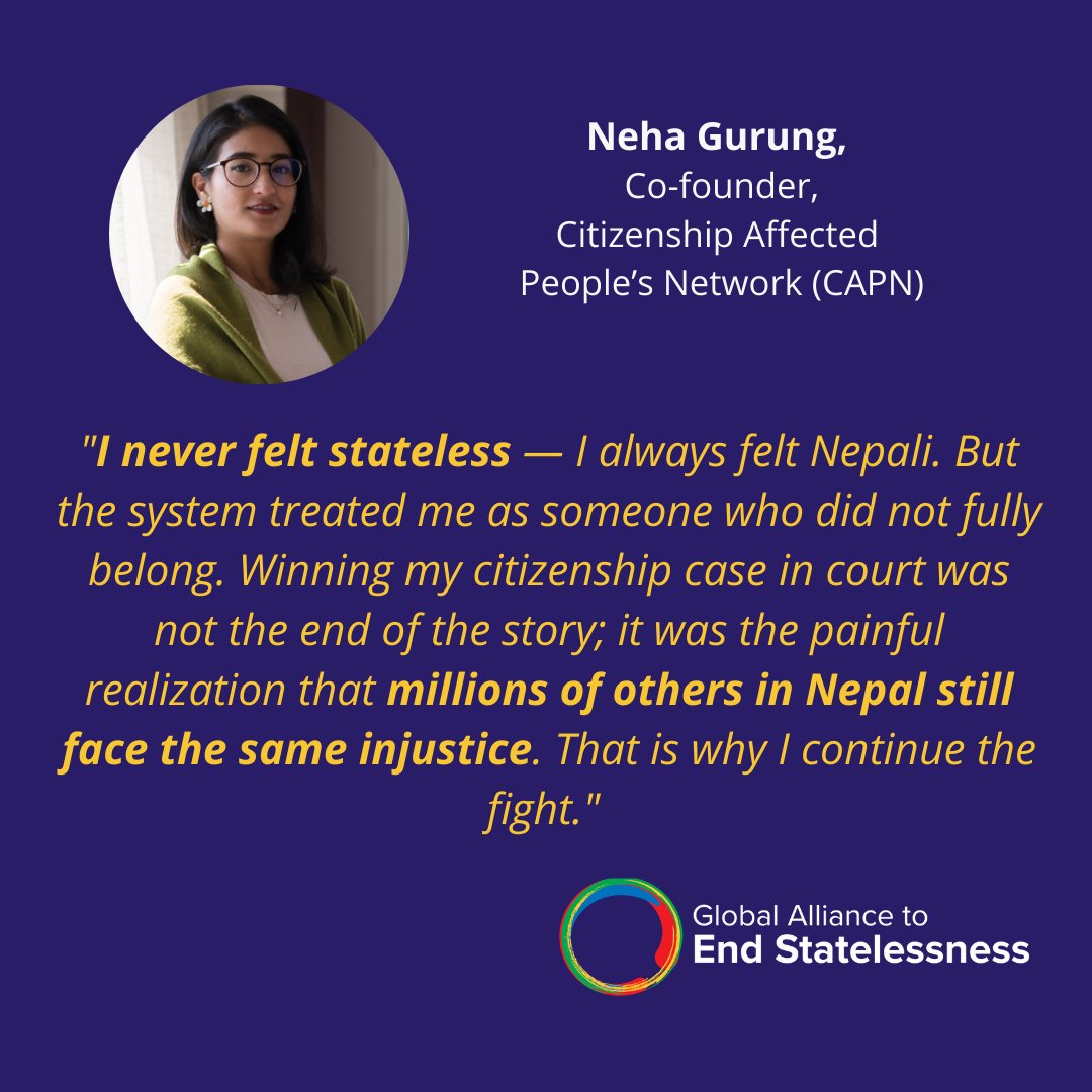 Global Alliance to End Statelessness tweet media