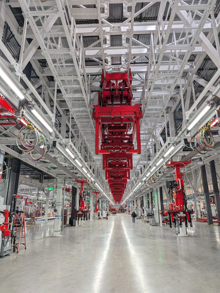 Tesla Semi factory interior