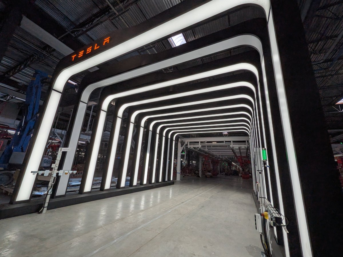 Tesla Semi factory interior