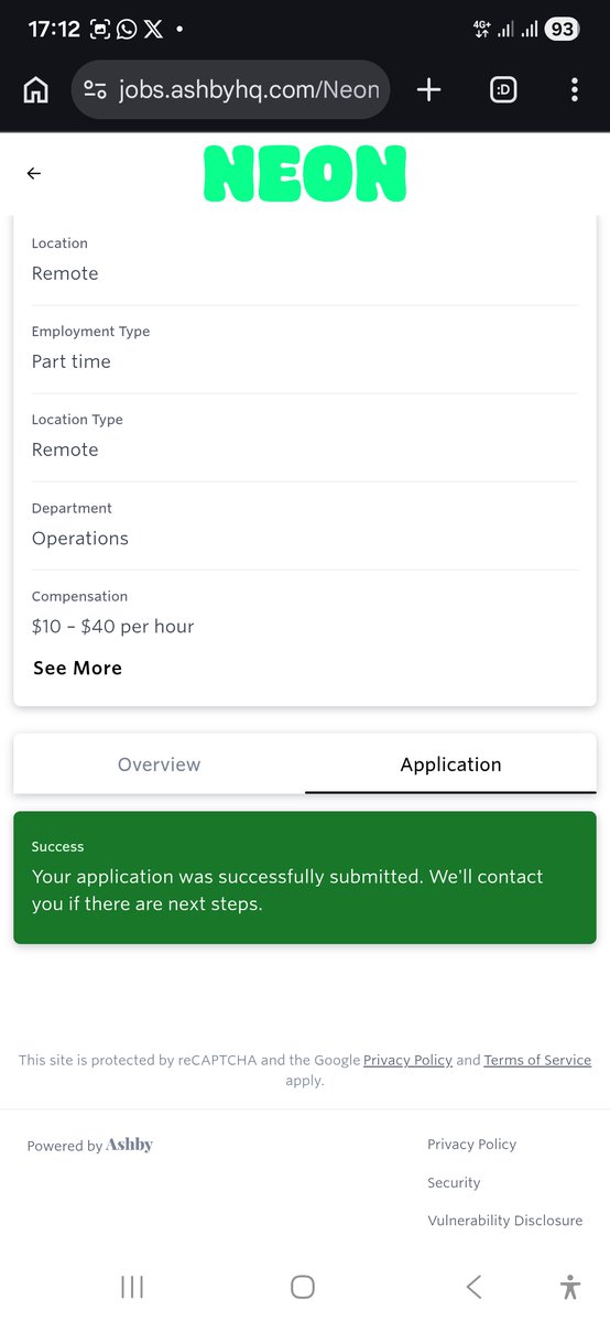 Bringing you all another job update to check on and is remote. 

Pay is between 10$ to 40$ per hr
And it all depends by your experience and language proficiencies.

Neon is looking for an A.I trainer that will help them 

✅️Evaluate LLM-generated transcriptions on their ability