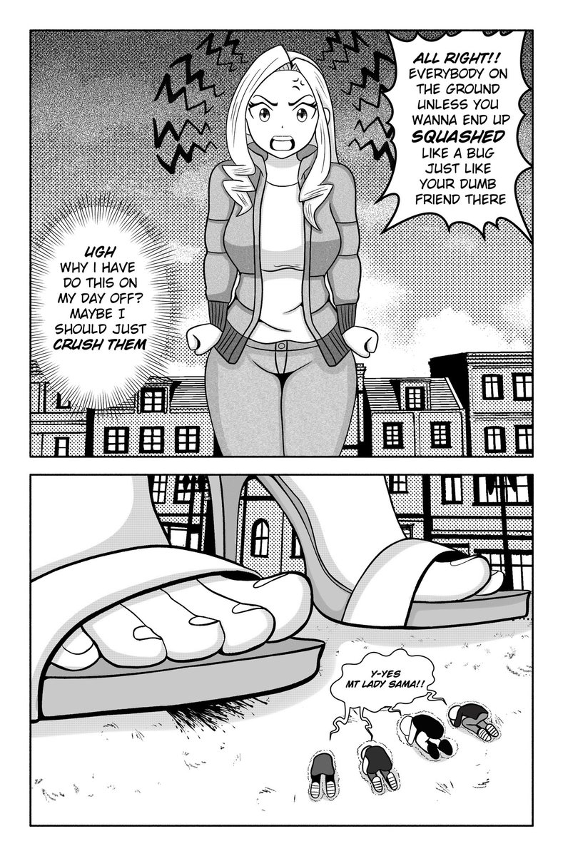 Even heroes get mad when they bother them on their days off

#sizetwitter #giantess #gts #MacroMarch