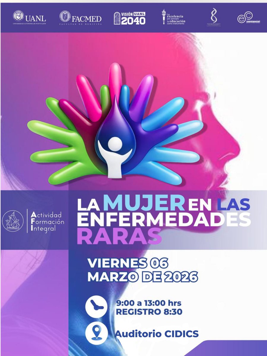 Metabolicos's tweet photo. Amigos Metabólicos presente
La Mejer en las Enfermedades Raras. https://t.co/uvD2t2SciT