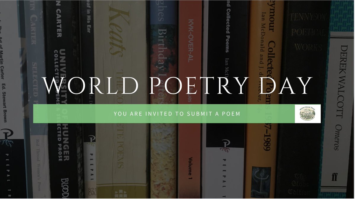 MorayHouseTrust's tweet photo. Every year Moray House Trust celebrates World Poetry Day with a recital.If you would like to participate, please send a copy of the poem that you would like to read to us by Monday 9th March. Our email address is morayhousetrust@gmail.com. https://t.co/qgbhbQLEAI