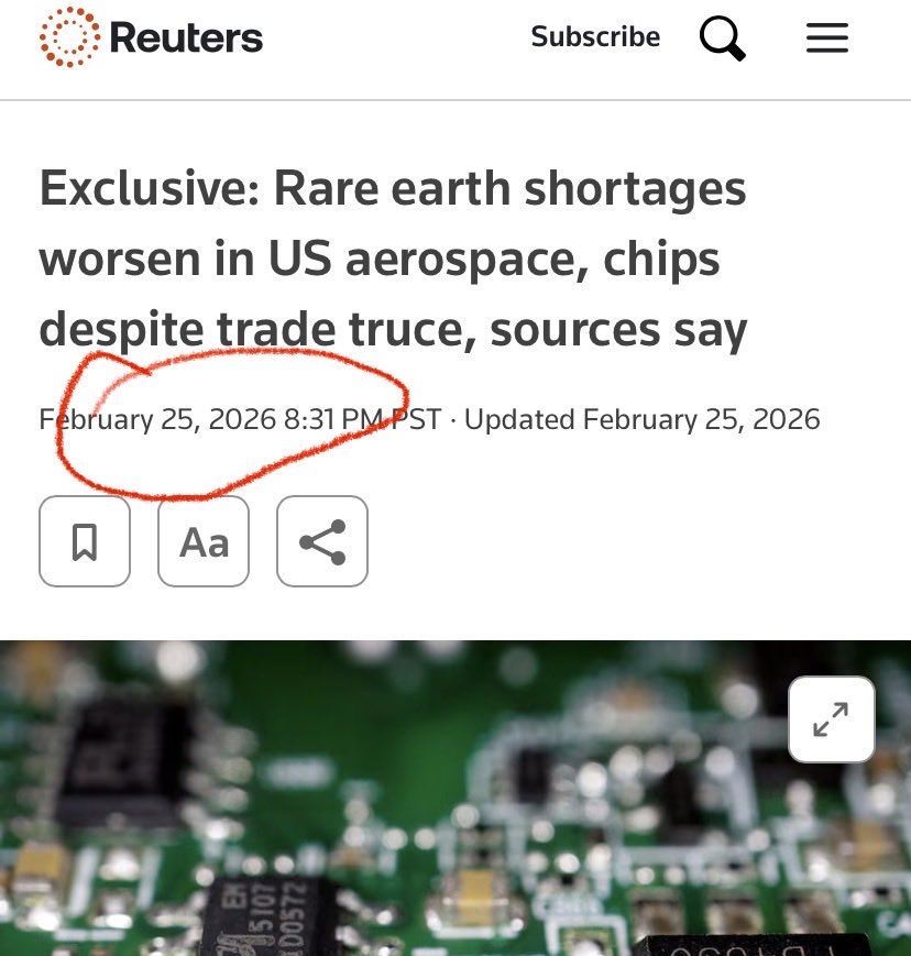 reasonus4's tweet photo. @krassenstein They also suspended rare earth shipments. Prices up+30% in a single month, #Lithium is +130% YOU

#oil and $REMX (rare earth), only winners from this tragedy.

$MP $LYC.AX $ALB $SQM https://t.co/ujlXzOemsz