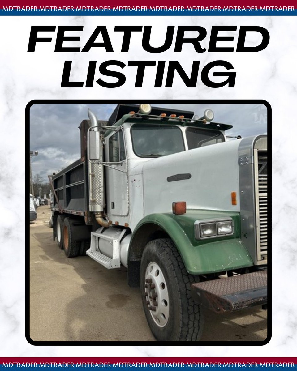 MDTraderdotcom's tweet image. ⚙️ MDTrader Featured Listing ⚙️

2026 Mack MD7 Roll Off! 🚛 High-performance 2026 model with a rugged hooklift system. 🛠️ Class 6 power perfect for waste and refuse hauling. 🦾 

🔗 ow.ly/4cG650YpJ8u

#MackTrucks #MD7 #RollOff #MDTrader #WasteManagement