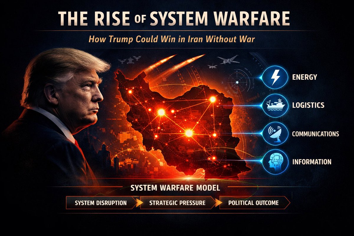 AxeraGroup's tweet photo. 1/5

For centuries, war meant destroying armies and seizing territory. But 21st-century conflicts reveal a new pattern: the primary target is no longer the enemy's soldiers, but the systems that allow armies and governments to function. https://t.co/H3aNXO2FTW