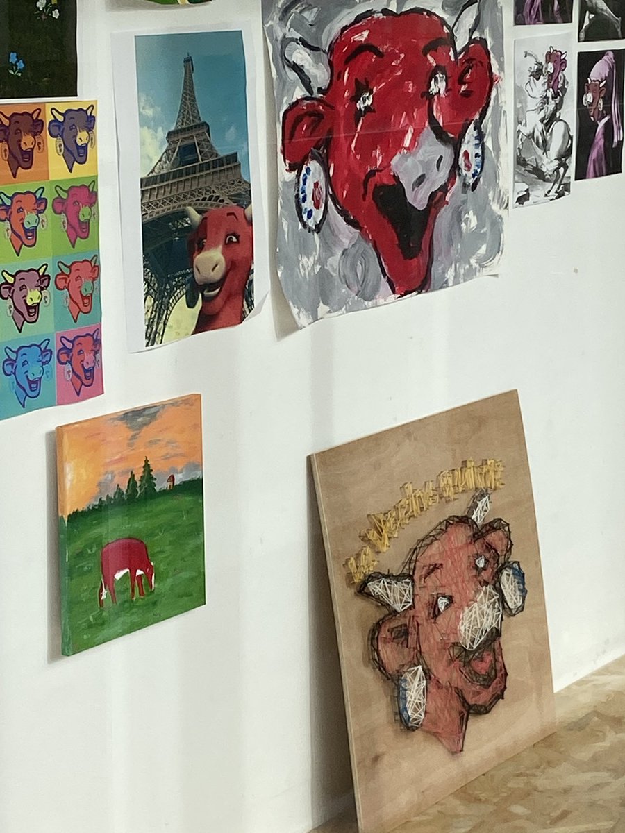 Nouvelle exposition dans la galerie l’Øblique « C’est vache »