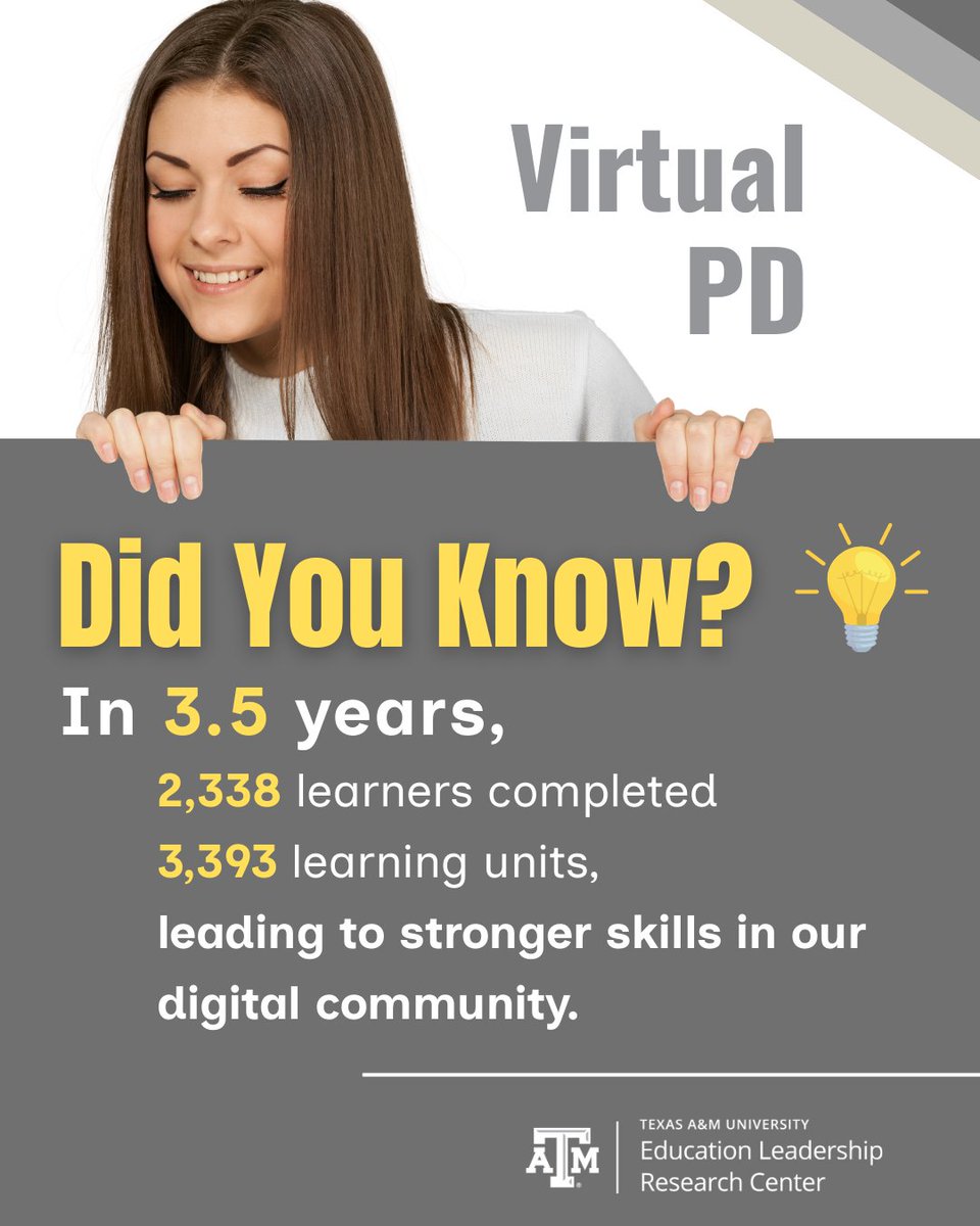 Education Leadership Research Center, Texas A&M tweet media