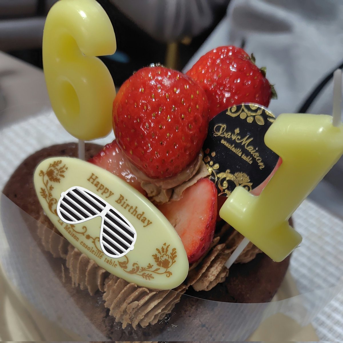 息子の誕生日ケーキ