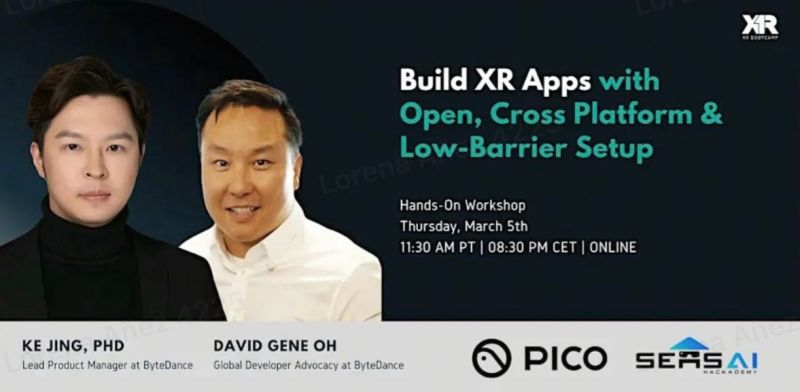 AndyFidel_'s tweet image. Coming up today! 

@PICOXR is joining a hands-on XR development workshop organized with @XR_Bootcamp and @SensAIHackademy ahead of the upcoming #WorldsInAction Hack.

🗓 March 5
🕒 11:30 AM PT | 8:30 PM CET
📍 Online

In this workshop, we’ll explore how #PICO’s evolving developer