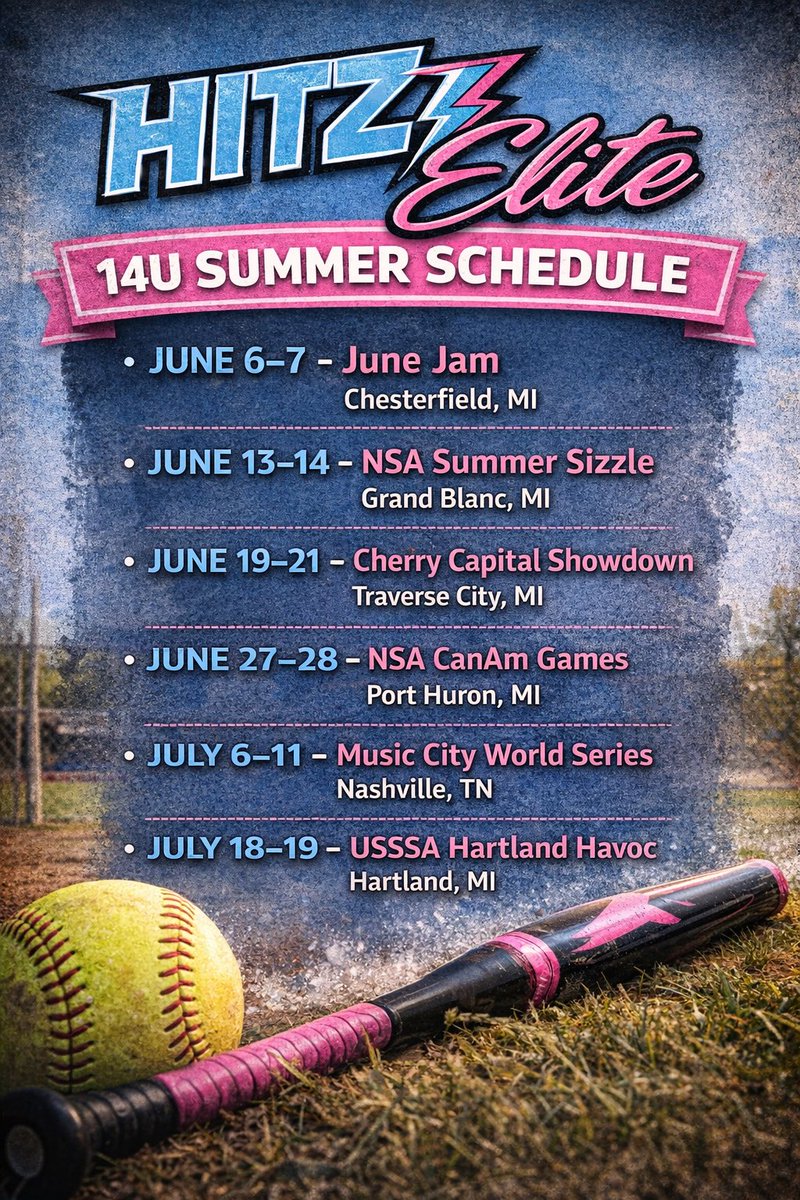 Hitz Elite Softball 14U (25/26) tweet media
