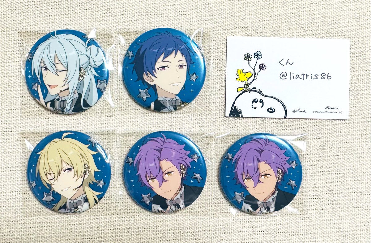 交換】あんスタ スタライ 10th リングライト 缶バッジ 〚譲〛 リンライ