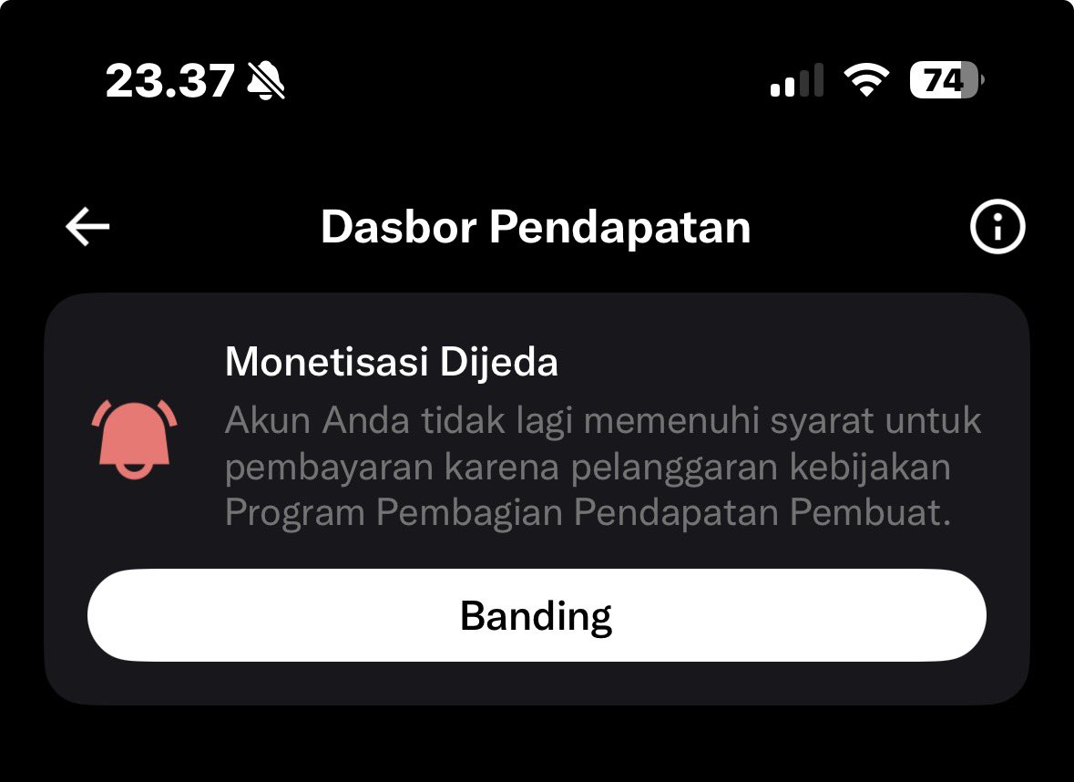 ini kenapa plis yang cenblue kasitau dong

udah banding tp ga ada respon dr elon deh. apa jawaban gue ga meyakinkan