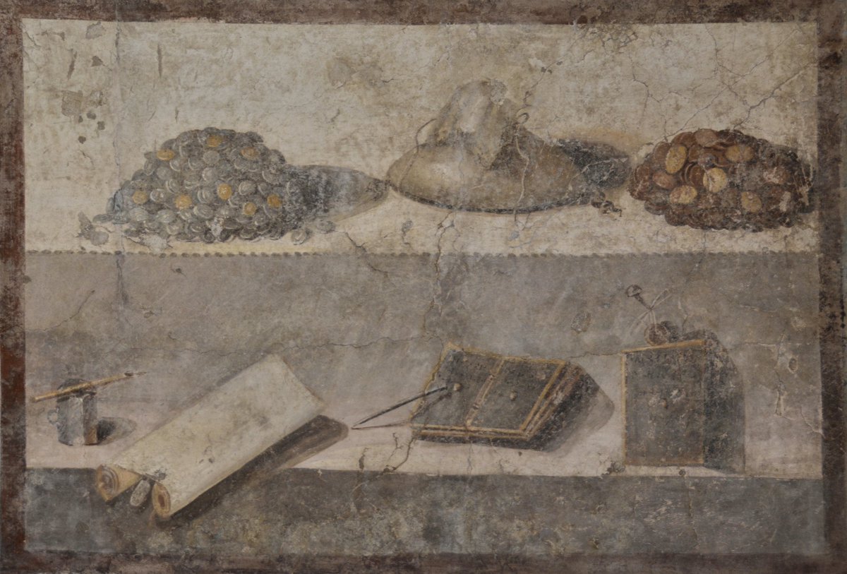 pompei79's tweet image. Closest thing to a book in #Pompeii were the separate wax tablets tied together.
It is pleasing to find that most depictions of them are in the hands or homes of women.  #WorldBookDay 
#WorldBookDay2026