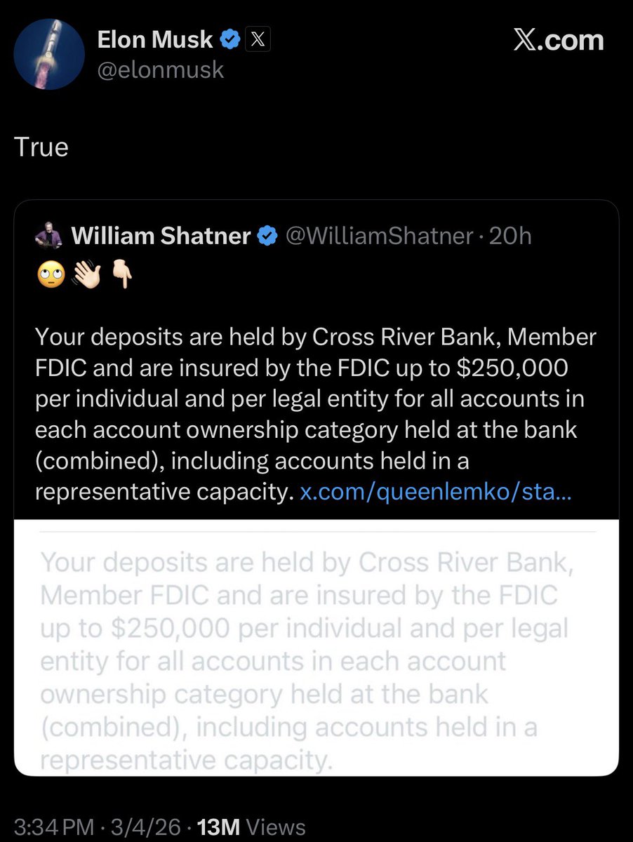 imcameronscrubs's tweet photo. Ask yourself who is a major partner with Cross River Bank… all roads lead back to @Ripple and XRP

Our time is coming. X Money is here! https://t.co/kISL3YRXix