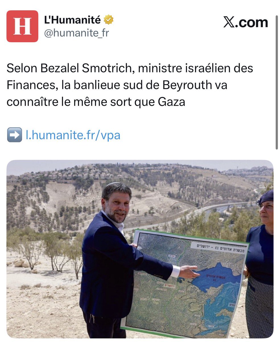 On n’a jamais vu un génocide aussi assumé mais on est complices quand même 
Honte éternelle 
➡️ l.humanite.fr/vpa