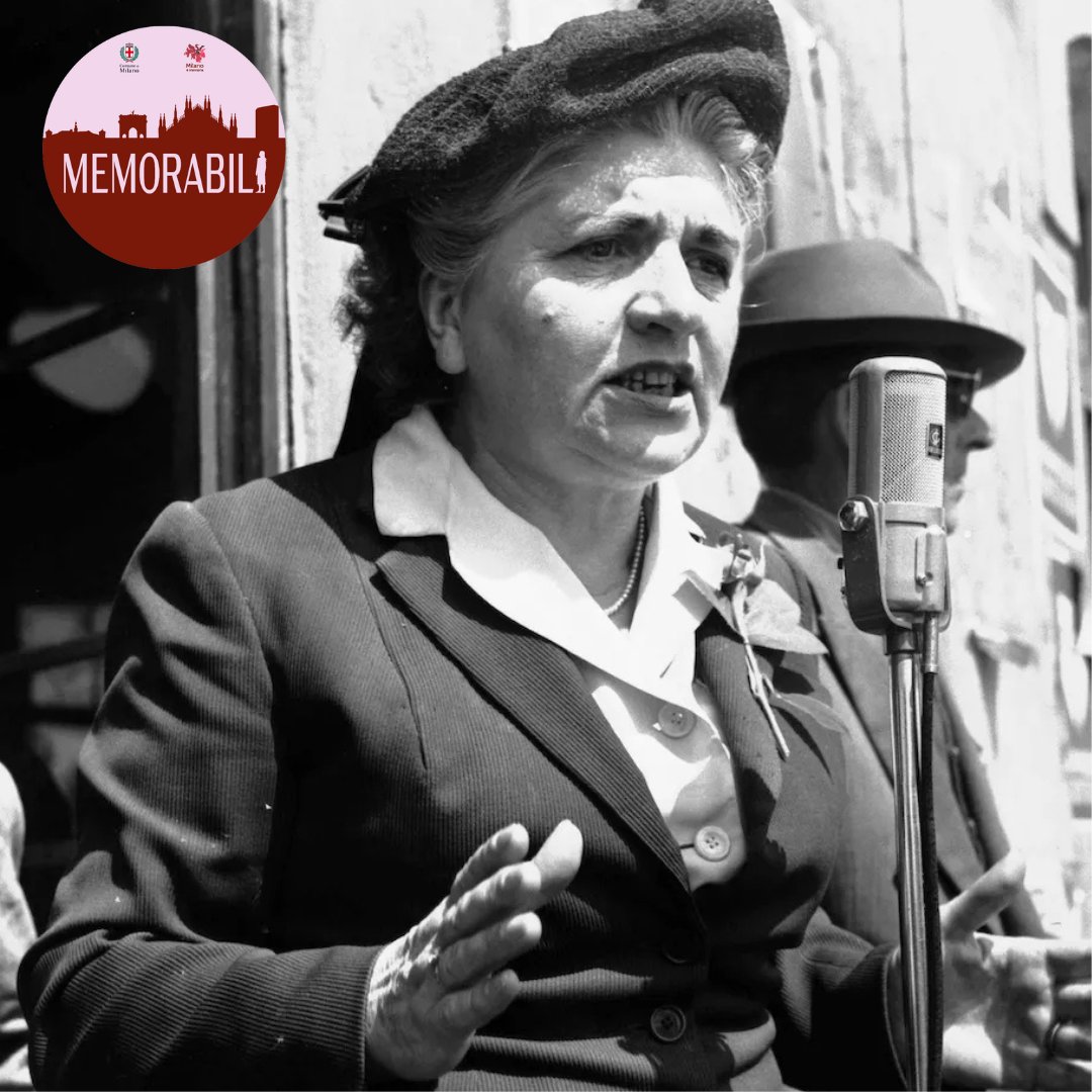 ComuneMI's tweet photo. Per l' #8Marzo ascolta "Memorabili" la serie🎧podcast dedicata alle #donne che hanno fatto grande #Milano scritta da @francescamineo di @OfficinaPodcast
per Milano è Memoria. Episodio dedicato a🌹 #LinaMerlin 🗳️
https://t.co/6EwgPssGyr
#WomensDay2026 https://t.co/H8KnP6z7bS