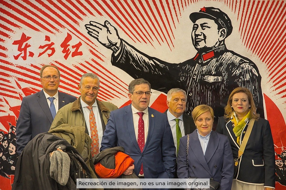 crpsoe's tweet photo. Dirigentes del PP que a diario hablan del “gobierno socialcomunista” de PSOE y Sumar viajan ahora a China en una delegación del  PP invitados por el Partido Comunista Chino. https://t.co/MoRqvs7aW8