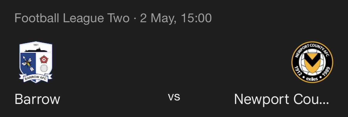 Newport County Thoughts tweet media