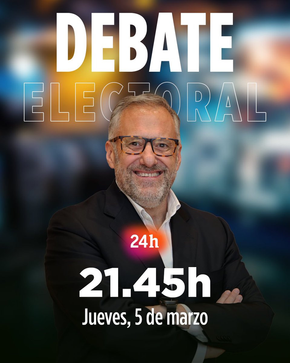 Hoy a las 21:45h tendrá lugar el debate electoral de <a href="/rtve/">RTVE</a>.

¡No te pierdas a nuestro candidato <a href="/CarlosPollan/">Carlos Pollán Fernández</a> que hablará sobre lo que realmente le interesa a los castellanos y a los leoneses, las propuestas del SENTIDO COMÚN!

#VotaSentidoComún 🇪🇸