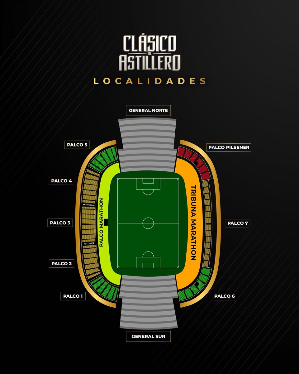 BSCIdoloEc's tweet photo. 👊🔥 Ya están a la venta las entradas para el #ClasicoDelAstillero en el Monumental.

💰 Precios:
Gen: $10 | Trib: $15 | Palco: $20 | Suite: $25

📍 Puntos: Pharmacys, Cruz Azul, El Constructor, Pollos a la Brasa Barcelona y Boleterías del Estadio. https://t.co/HBuH4sqH3J