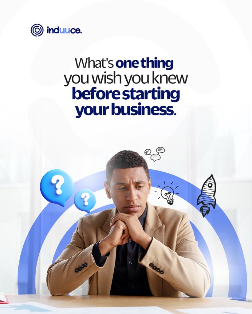 joininduuce's tweet photo. Starting a business sounds exciting… until you realize how much there is to learn.

If you could go back to the beginning, what’s one thing you wish you knew before starting your business?
Your experience might help someone who’s just getting started today. 👇

#smes #business https://t.co/RTHrhq87jH