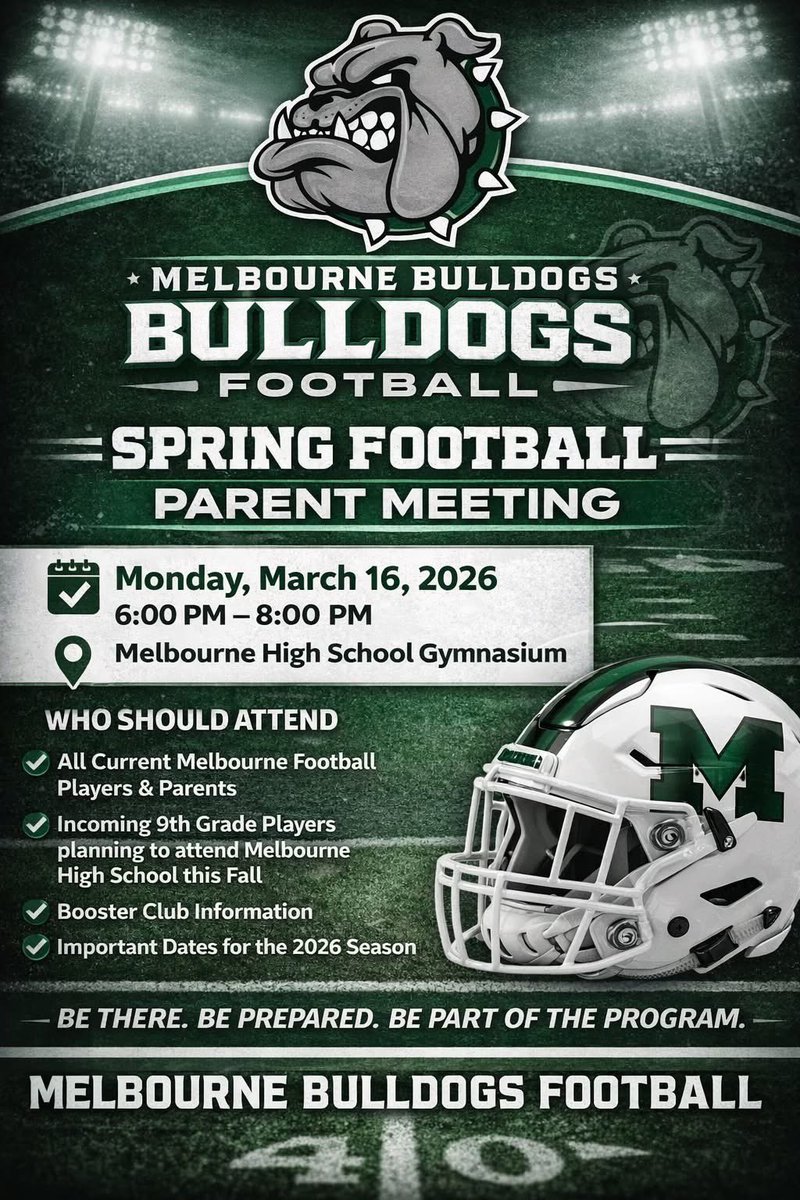 Melbourne High School Football tweet media