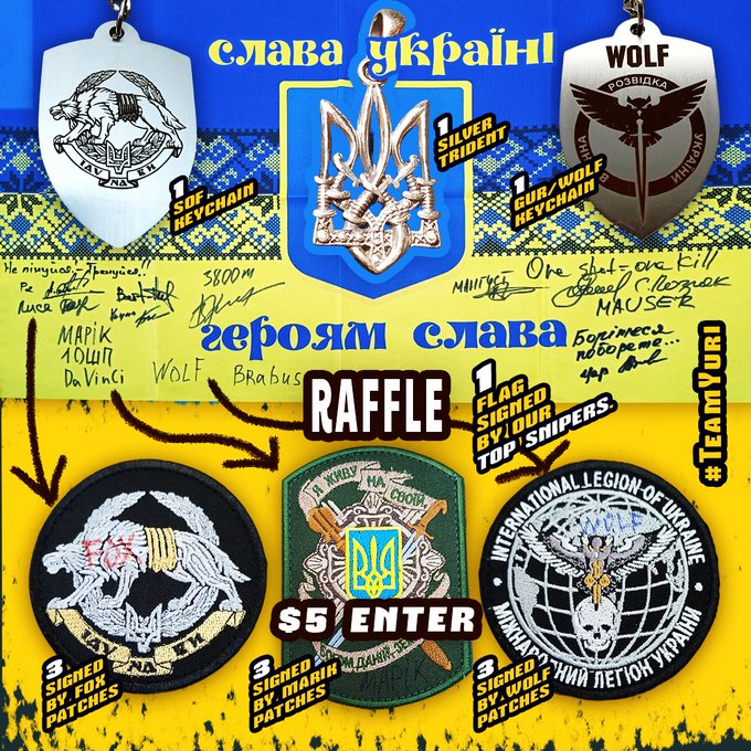 AndersRasmusso2's tweet photo. ✅ THE GOAL: .375 ammo for the South &amp; anti-drone shotguns for every group. 🔄 THE MULTIPLIER: Every $ is DOUBLED by Mr. Stephan &amp; Ukrainian sponsors! 📉✨
🎟️ Join the celebration and the Raffle: https://t.co/JmEyMQFZdf  #SuperFundraiser #PrecisionWarfare #MatchEnabled #TeamYuri https://t.co/rKtlMCk3zj