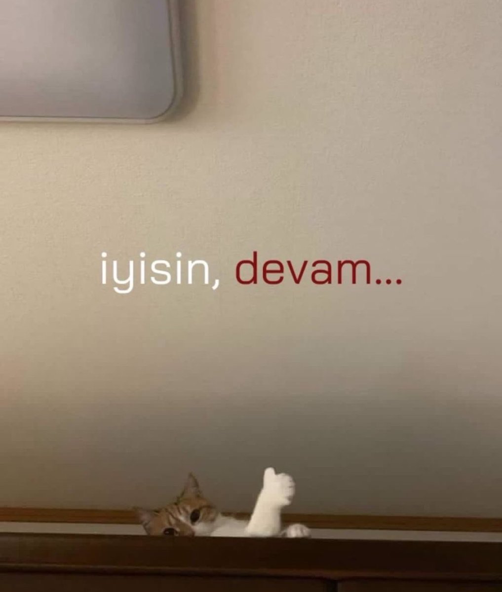 Kendime bu aralar en çok dediğim şey 😎