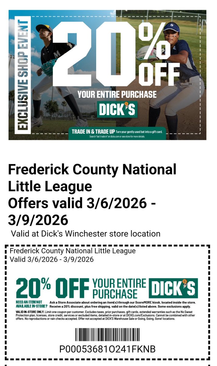 Sherando Warrior Baseball tweet media