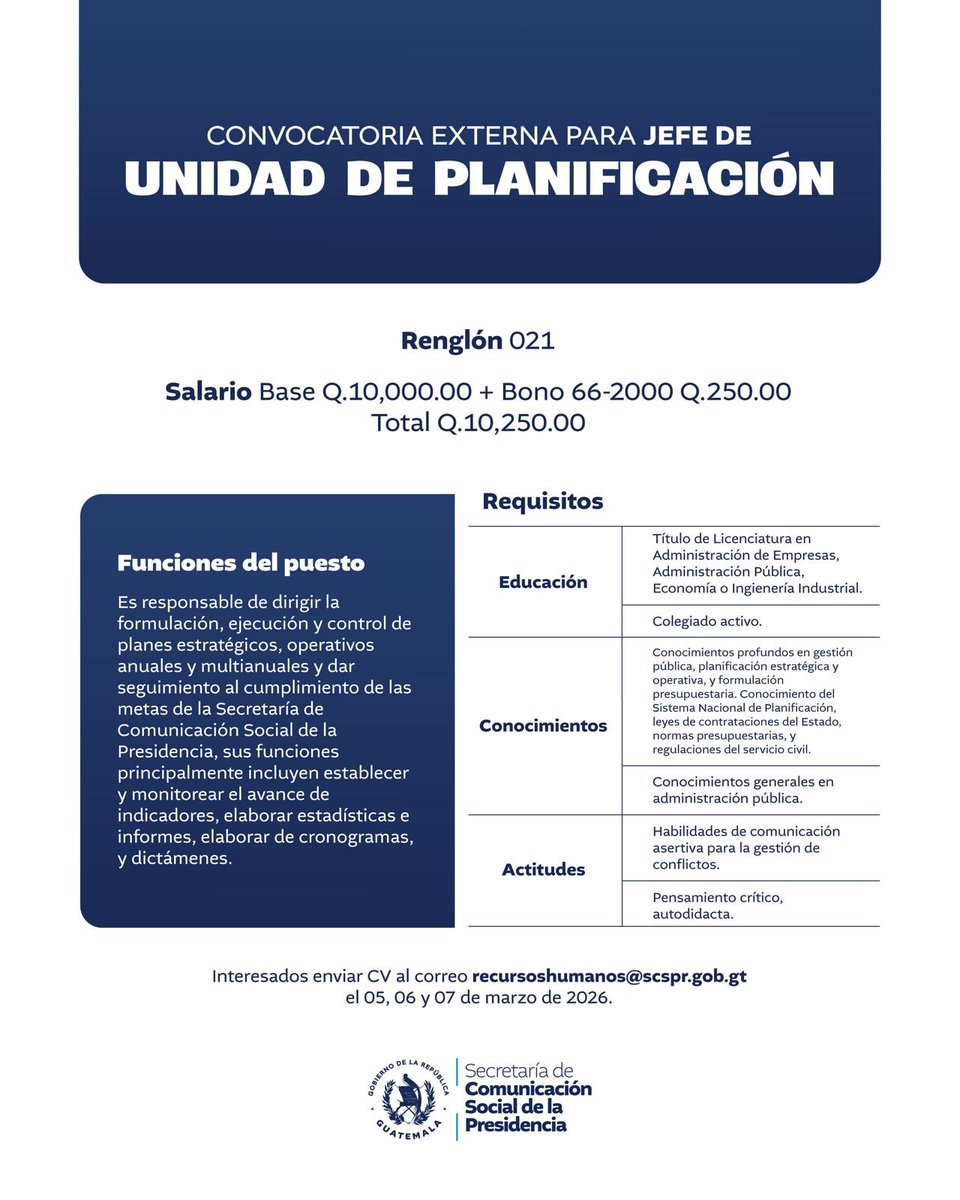 Secretaría de Comunicación Social tweet media