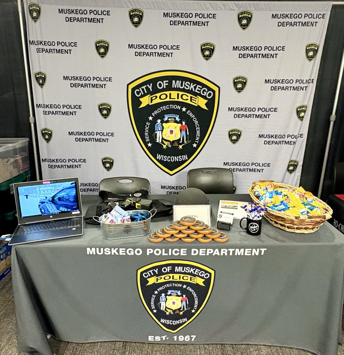Set up shop and recruiting UW-Platteville’s best and brightest today at their Criminal Justice Career Day! You all make this a fairly easy sell. 😉