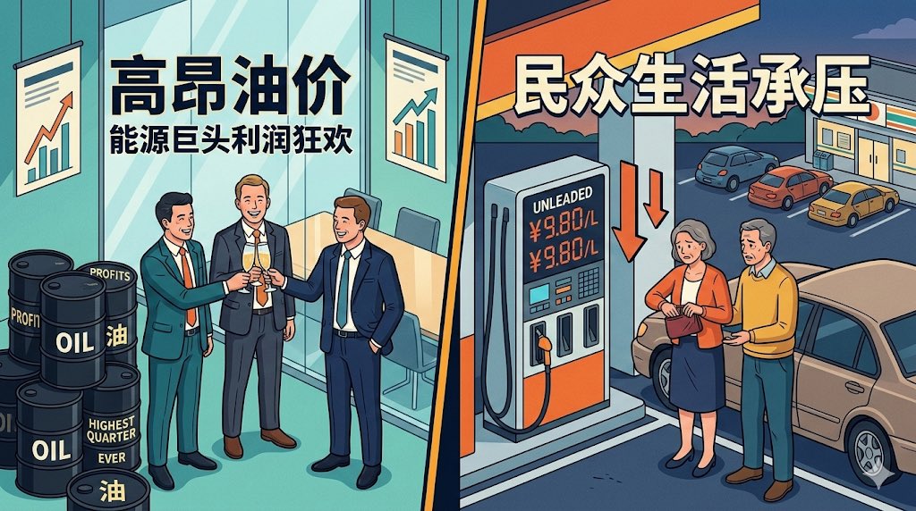 zzcCharles's tweet photo. 同样是油价上涨，有人欢喜有人愁。

赢家：
🛢️ XOM、CVX - 能源股大赚
🇺🇸 美国��岩油 - 利润飙升
🇳🇴 挪威 - 主权基金爆仓

输家：
✈️ 航空股 - 成本暴涨
🚚 物流公司 - 运费承压
👨‍👩‍👧‍👦 消费者 - 加油更贵

油价每升$1，全球财富重新分配一次。

这就是能源政治的残酷现实。

#原油 #能源 #投资 https://t.co/Fo9pIwHW02