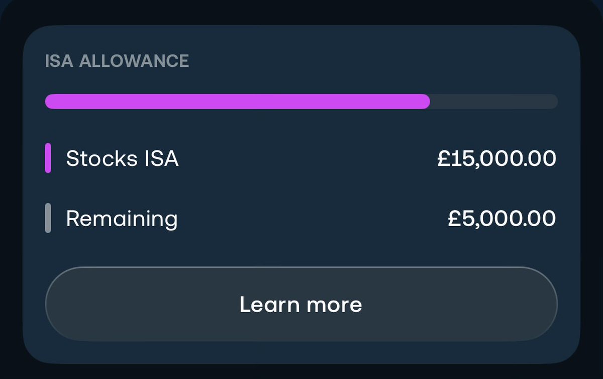 Uk ISA Grind tweet media
