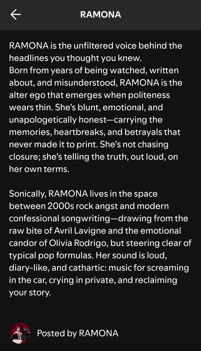 I LOVE YOU SO MUCH, RAMONA. THE WORLD WILL KNOW YOUR NAME.