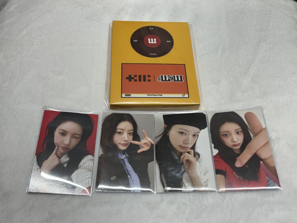 _rrnrrn's tweet photo. 아일릿 illit 역조공 양도 공방포카 WTS sell

엠앤엠즈 M&amp;M's 엽서 1.8
윤아 ❌
민주 ❌
모카 0.8
원희 1.3

윤아 민주 모카 원희 이로하 poca pc broadcast bomb 빌냥이 젤리어스 jellyous 사녹 공방 md yunah minju moka wonhee iroha

https://t.co/bsDesqZrcX https://t.co/iyOxq91cyw