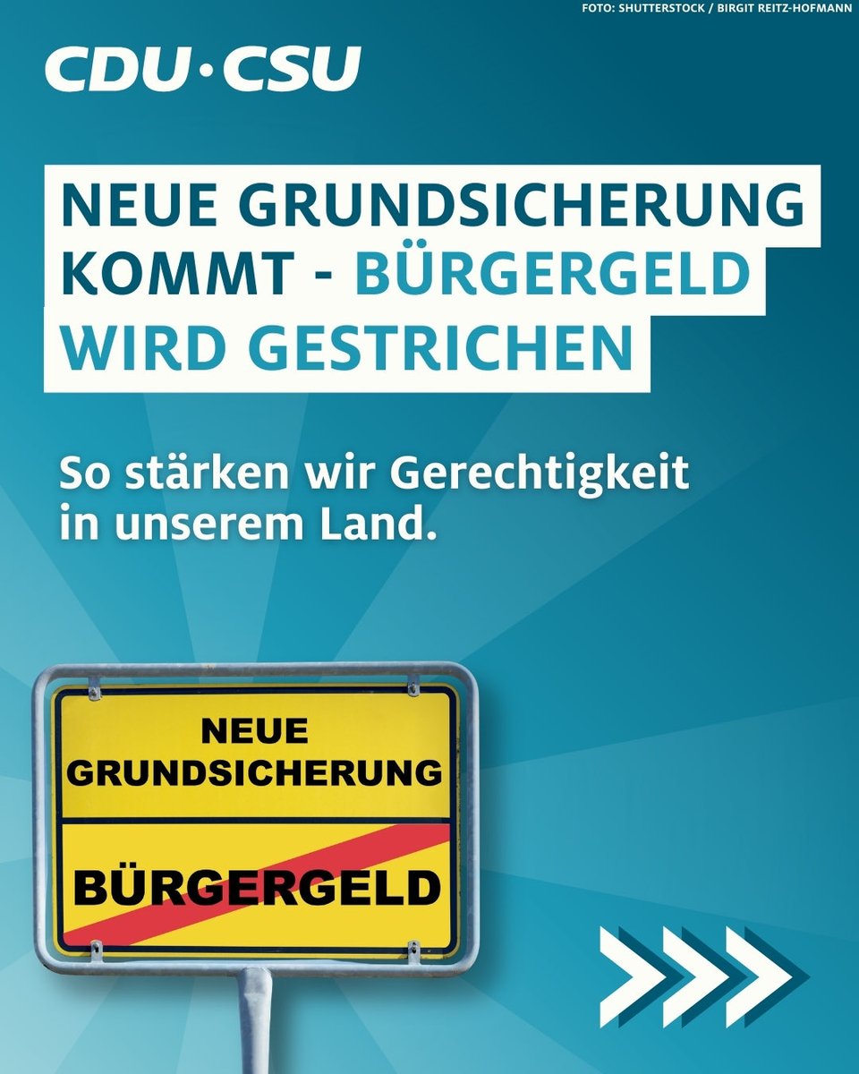 mueller_sepp's tweet photo. Ab 1. Juli ersetzt sie das Bürgergeld und bringt das Prinzip Fördern und Fordern zurück. Dazu gehört ein Vorrang für die Vermittlung in Arbeit, strengere Sanktionen bei Verweigerung und mehr Eigenverantwortung.

Wir setzen damit das nächste Wahlversprechen um. https://t.co/omy376wFUG