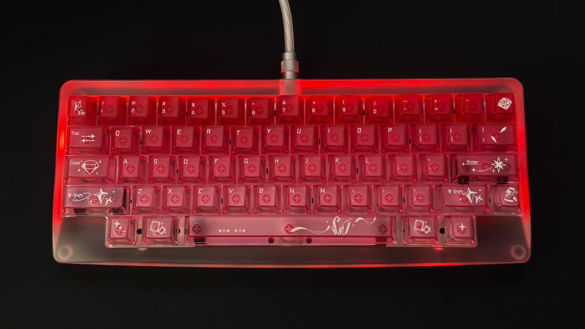 XVX HE EC 2-in-1 Whisper Switch Paired with: ☆ Case: KBDfans Agar EC ...