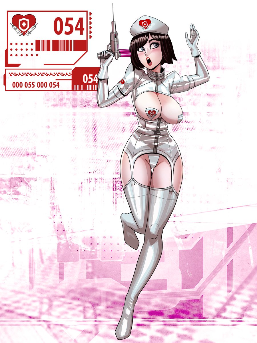 theraulovsky's tweet photo. Nurses 09-12 (ongoing series)  #girl #pinup #stockings #raulovsky #lingerie #brunette #nurse #latex #uniforms #fetish #tecnonurse #erotica https://t.co/Voo8qDQiL3