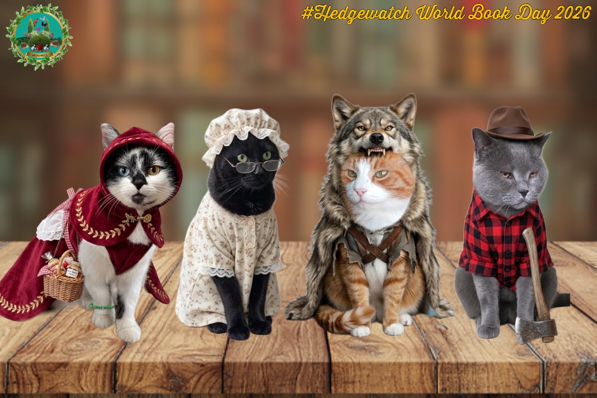 1/6 Hello team #Hedgewatch!
As it’s World Book Day the HQ crew have got out the dressing up box and dressed up as their favourite book characters for our annual quiz. Can you tell who everyone is? Answers revealed tomorrow. Have fun!