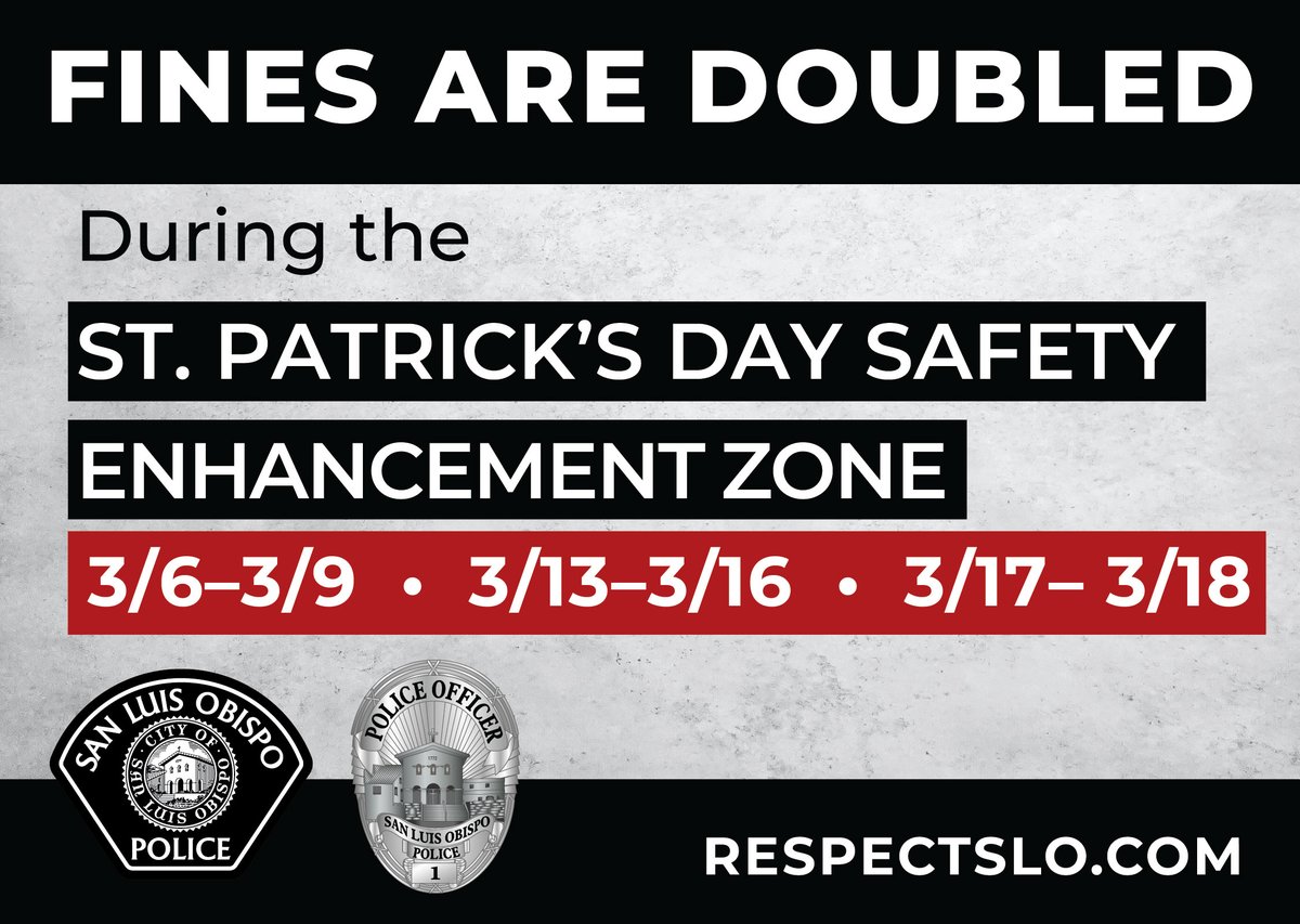 San Luis Obispo Police Department tweet media