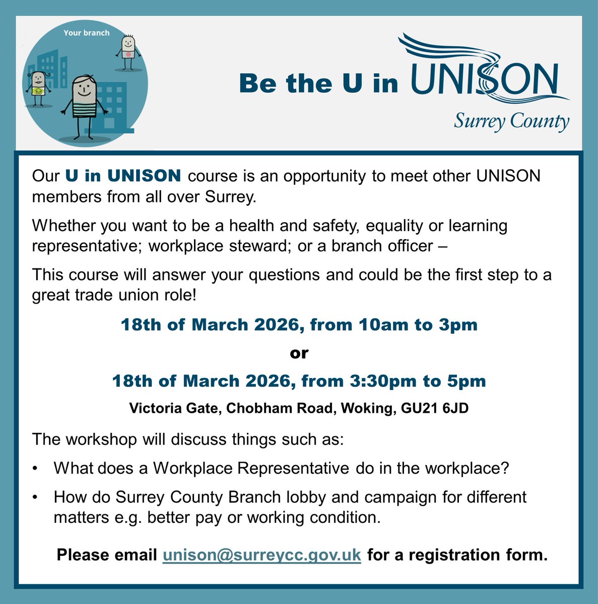 Surrey County UNISON tweet media