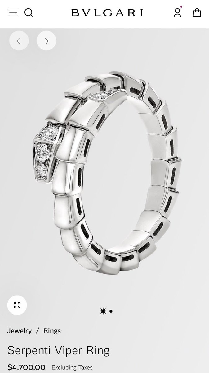 Wait a min? One of yoongi ring could be Serpenti Viper Ring by BVLGARI??