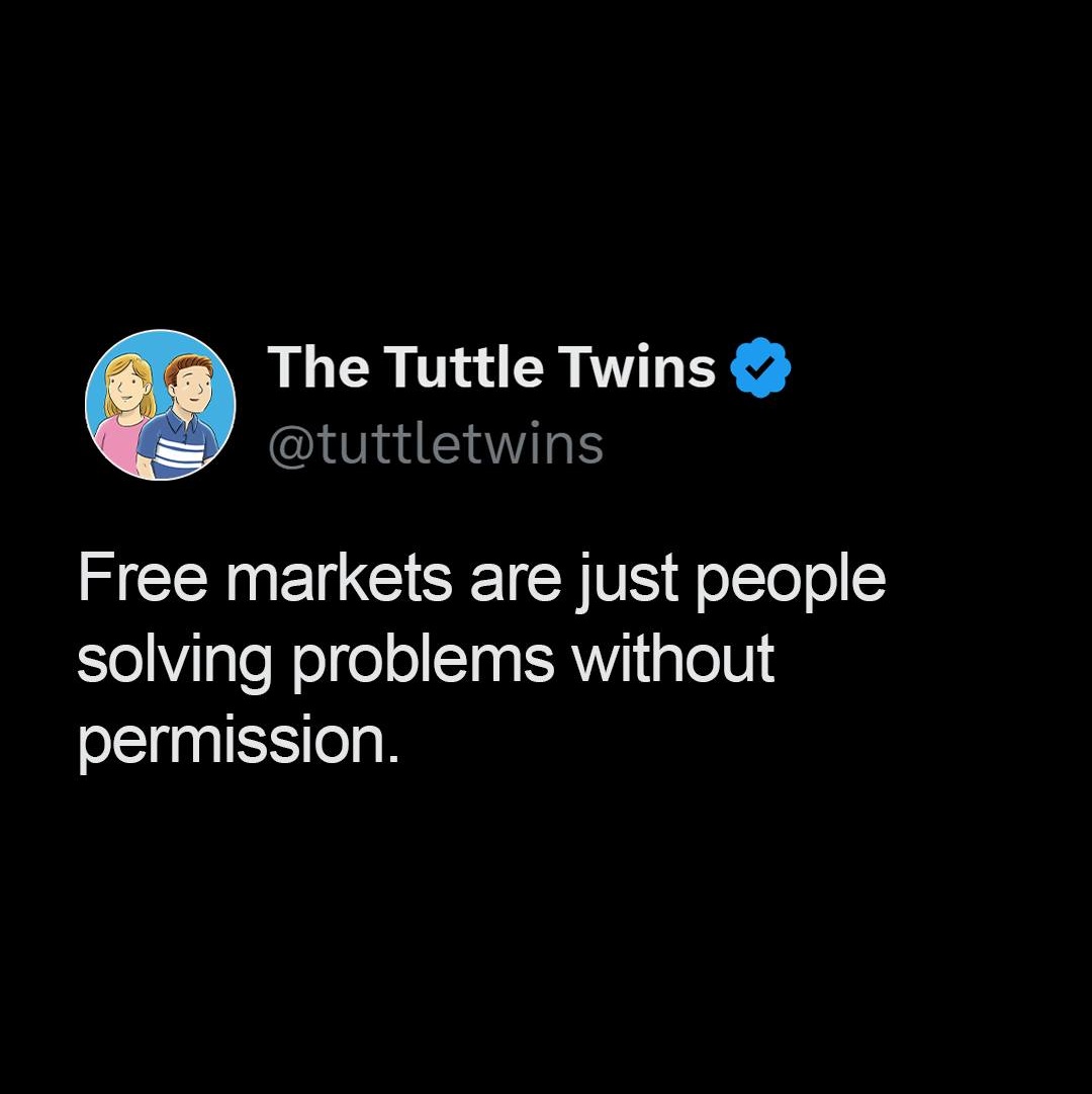 gwpro's tweet image. It's really that simple.  Not complicated.  #FreeMarket #solutions #permit #license #economics #regulations #taxation #theft #choice