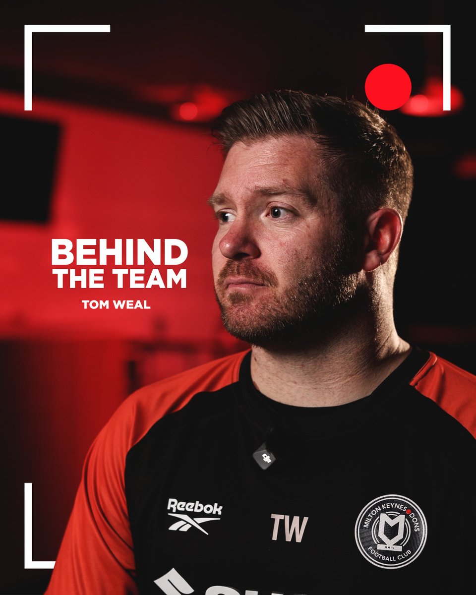 MKDonsFC's tweet photo. Hear from #MKDons' Head of Goalkeeping, Tom Weal, on his journey to Milton Keynes Dons, his love for community coaching, and the role of each individual goalkeeper in the group 🧤 

Watch on our app, website and YouTube 📺

#COYD https://t.co/5mpztUdjZS